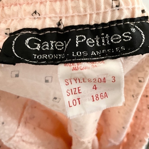 Vintage 80s Skirt Button down Pastel Peach Pockets Drop Waist Sz 4 Petites - Picture 4 of 13